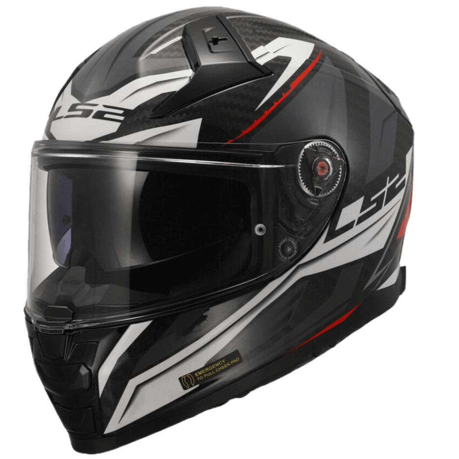 FF811 VECTOR II CARBON - SAVAGE - WHITE RED GREY