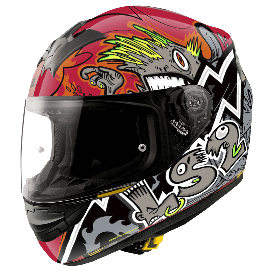 FF352 ROOKIE - HIPST - CIRCUIT RED - BLACK RED