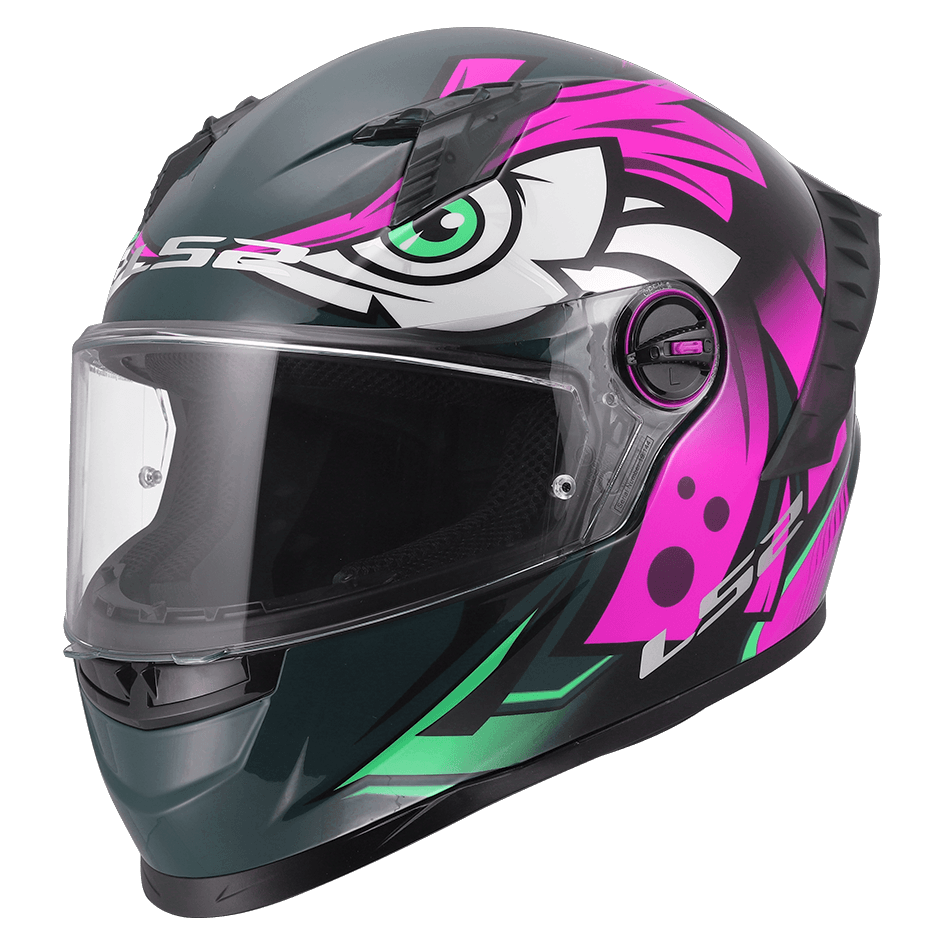 FF816 COSMOS - TRIBAL - MATT GREY NEON FUCHSIA