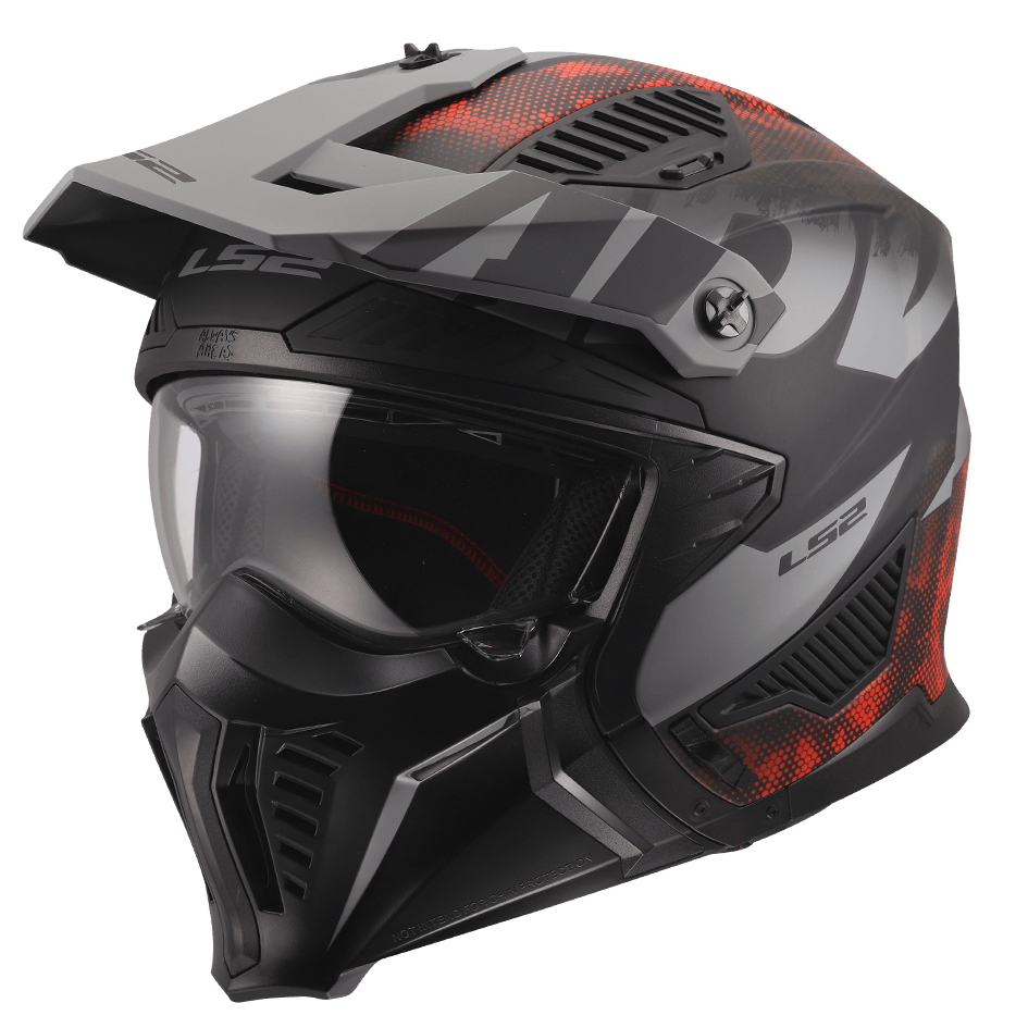 OF606 DRIFTER -  GAS - MATT GREY RED