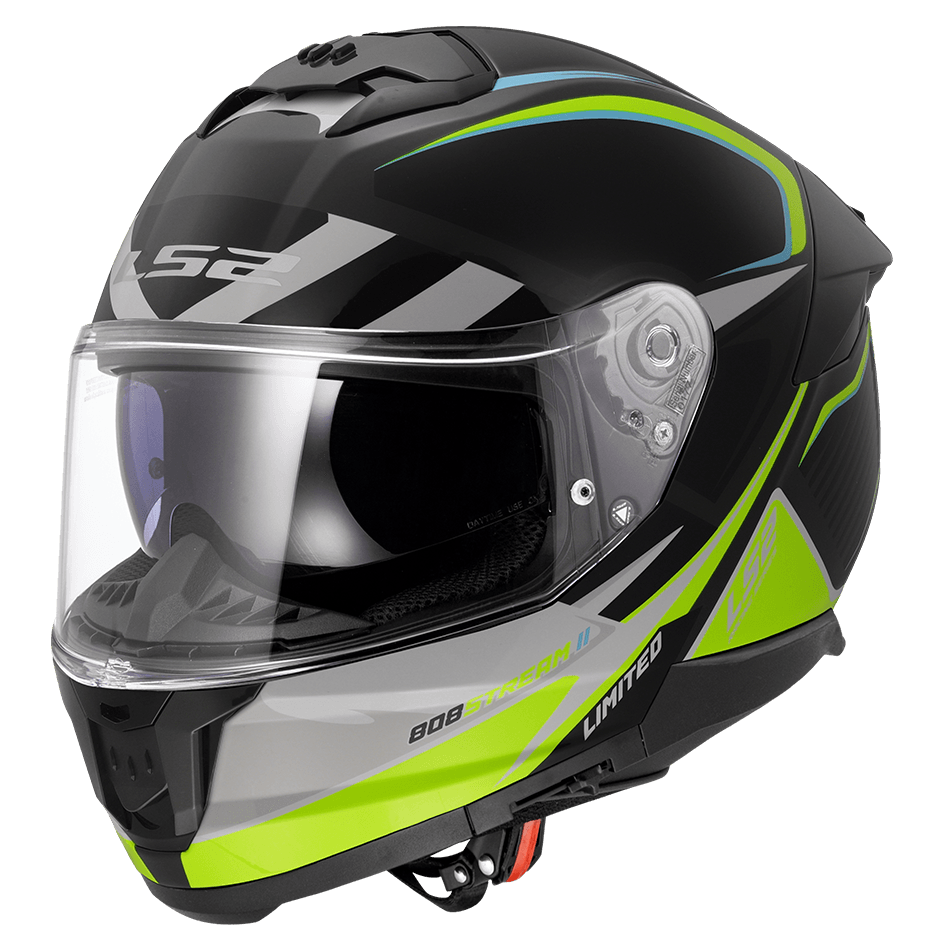 FF808 STREAM II - XTRENTA - MATT BLACK H-V YELLOW