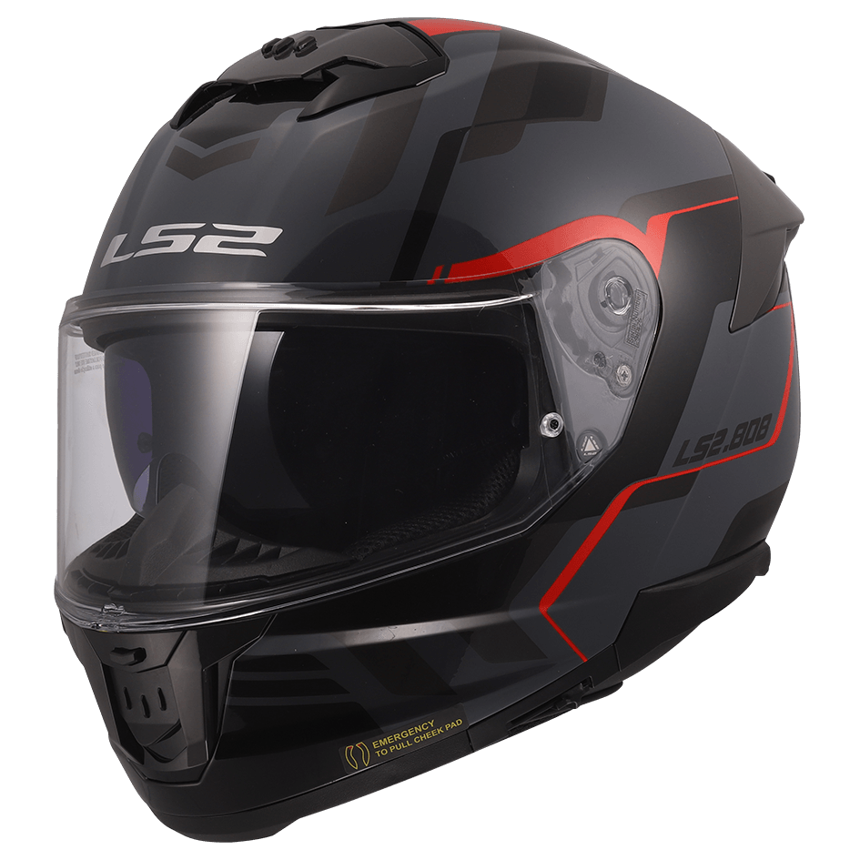 FF808 STREAM II - OXIK - MATT GREY RED