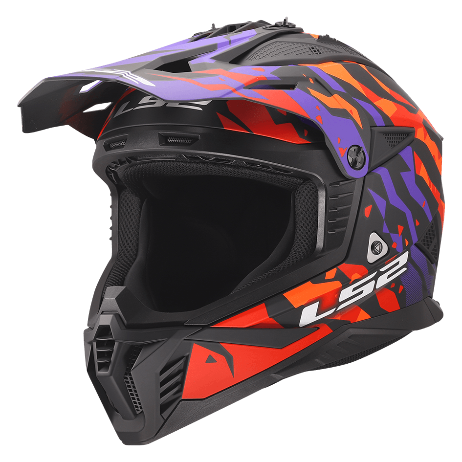 MX708 FAST II -  GROTESK - MATT PURPLE ORANGE