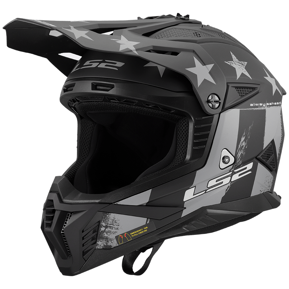 MX708 FAST II - BATTLE SCAR - MATT TONAL GREY BLACK