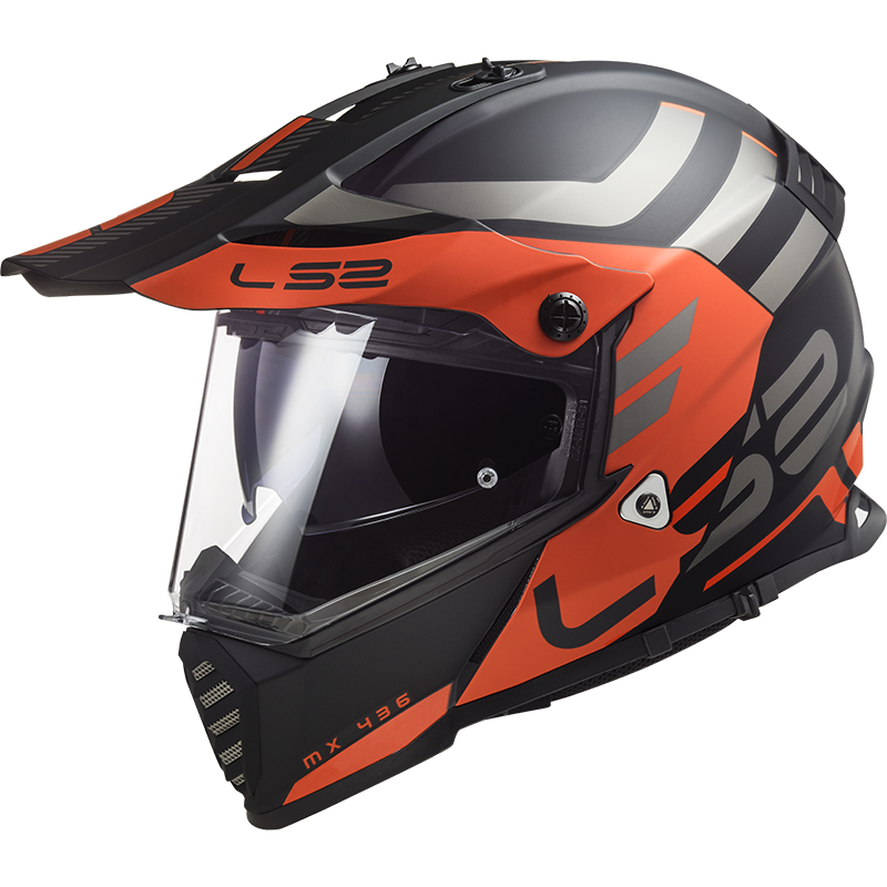 MX436 PIONEER - ADVENTURER - MATT BLAK ORANGE