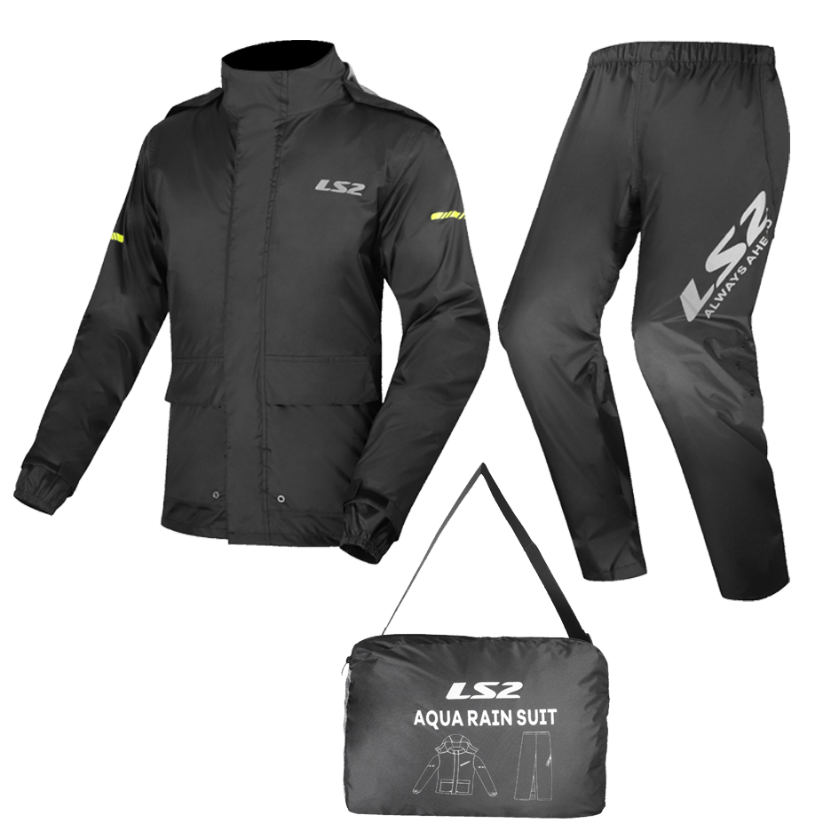 AQUA RAIN SUIT - BLACK